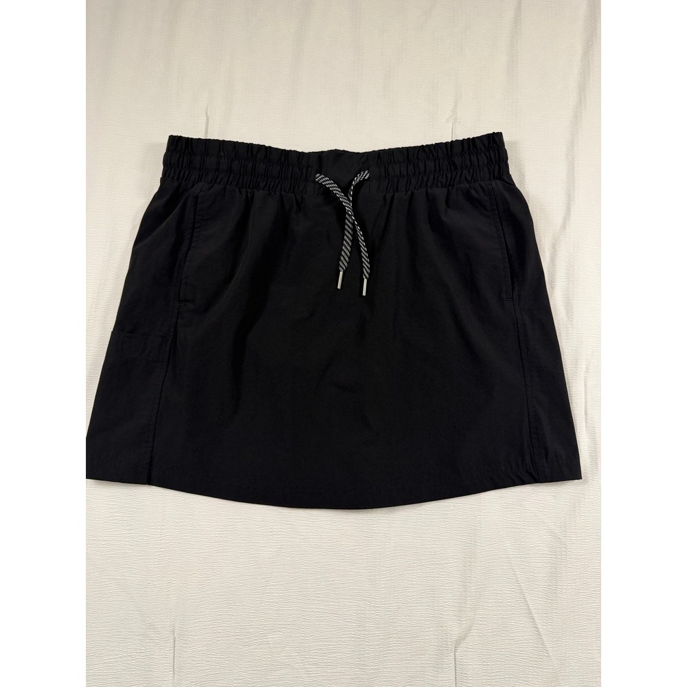 Avalanche Black Active Skort Womens Large Hiking Tennis Athletic Skirt Pockets